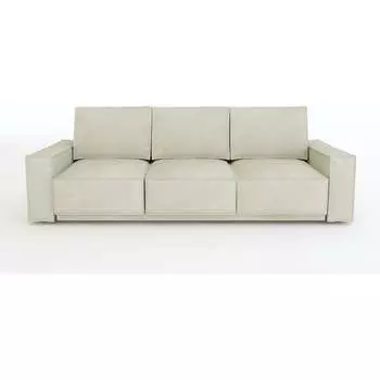 Прямой диван MZ5 Диваны Митчелл Split 10755905 Teddy 005 (серый жемчуг)