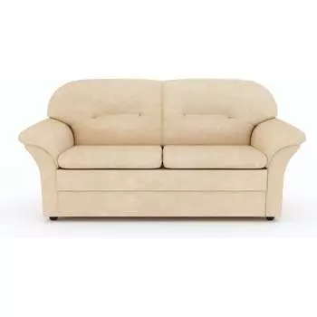 Прямой диван MZ5 Диваны Бремен 10755908 Teddy 008 (светлый беж)