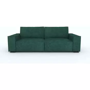 Прямой диван MZ5 Диваны Стивен Cube 10755962 Teddy 626 (тёмно-зеленый)