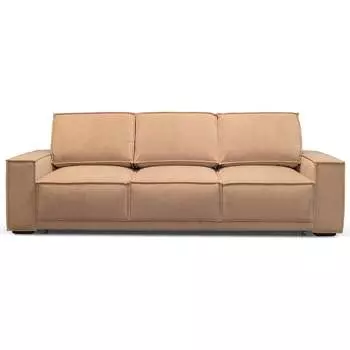 Прямой диван MZ5 Диваны Митчелл Split Тауп 10755907 Teddy 007 (тауп)