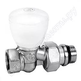 Хромированный прямой клапан Giacomini R6TG R6X033