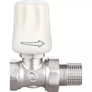 Прямой резьбовой латунный радиаторный кран DOUBLE-LIN LL3054A (3/4")