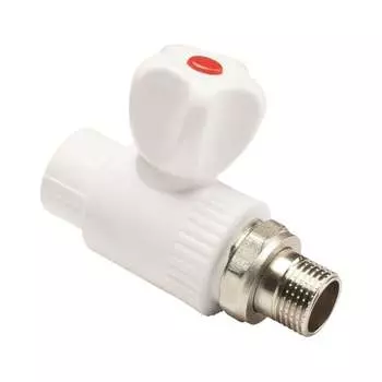 Прямой шаровой кран для радиаторов AQUALINK 3834