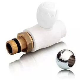 Прямой шаровый кран для радиатора Blue Ocean PPRF/PPR/SBVH-1(W)-25x3/4"