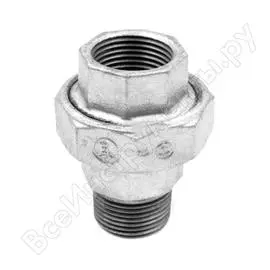 Оцинкованный прямой соединитель Fittex PLUS 128-0886