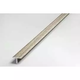 Прямой т-образный алюминиевый порог Лука