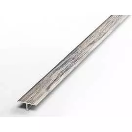 Прямой т-образный алюминиевый порог Лука