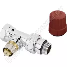 Прямой терморегулирующий клапан danfoss ra-ncx хромированный 013g4248