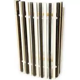 Прямой угловой абажур Бацькина баня Zebra thin rail 30774