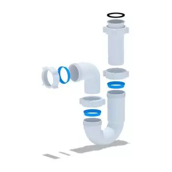 Прямоточный сифон АНИ Пласт Ани D0120