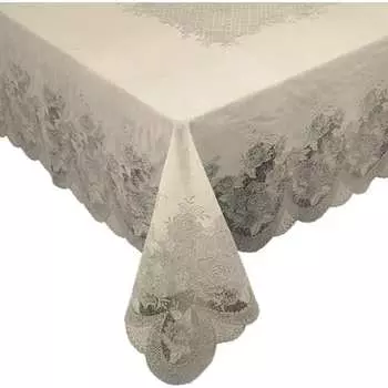 Прямоугольная ажурная готовая скатерть Towa Marine 5176