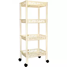 Прямоугольная малая четырехсекционная угловая этажерка BranQ