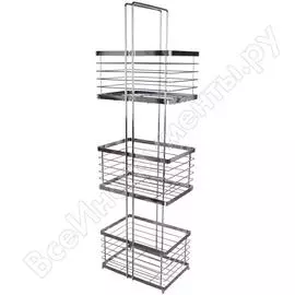 Трехэтажная прямоугольная полка FIXSEN