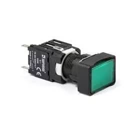 Прямоугольная возвратная нажимная кнопка EMAS D100DDY