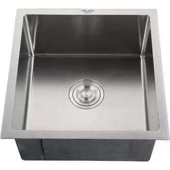 Прямоугольная врезная мойка MELANA