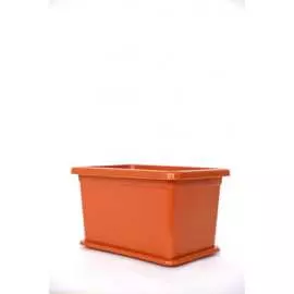 Прямоугольное кашпо для комнатных растений Интехпром НК