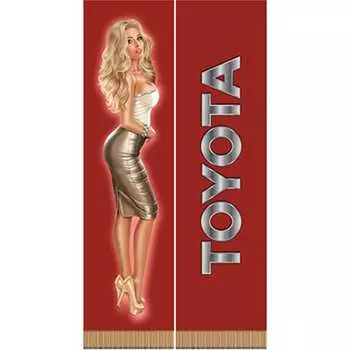 Прямоугольный автомобильный вымпел SKYWAY