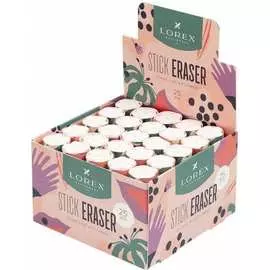 Прямоугольный ластик LOREX STICK SHINE LIKE A FLOWER LXESST-SLF
