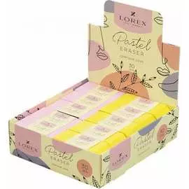 Прямоугольный ластик LOREX PASTEL CONTOUR LOVE LXESPT-CL