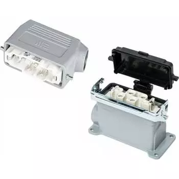 Прямоугольный промышленный разъем Mete Enerji H6K-AM-DCF 685751K