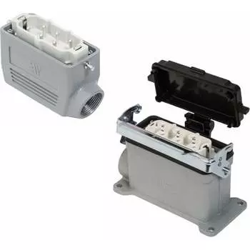 Прямоугольный промышленный разъем Mete Enerji H6HSB-AM-DCF 685689K