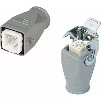 Прямоугольный промышленный разъем Mete Enerji H4A-BM-BZF 685553K