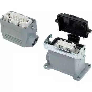 Прямоугольный промышленный разъем Mete Enerji H10E-AM-DCF 685591K