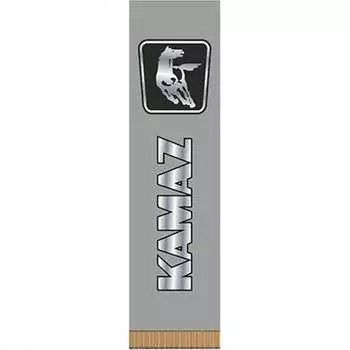 Прямоугольный вымпел камаз фон серый сплошной цветной skyway s05101161