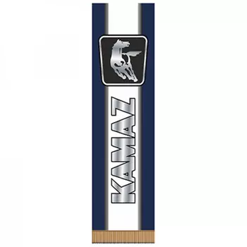 Прямоугольный вымпел камаз фон синий цветной skyway s05101162