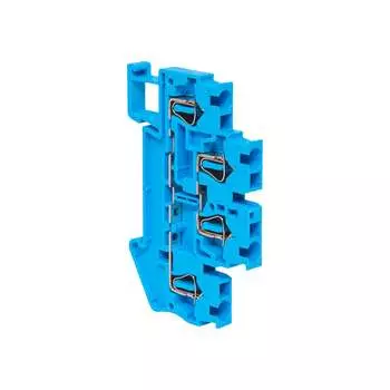Пружинная колодка клеммная EKF JXB-ST-2.5 plc-jxb-st-2.5-4-2-blue