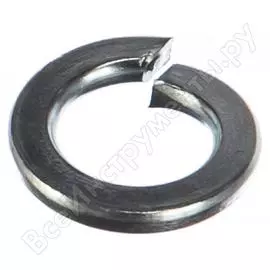 Пружинная шайба гровер крепстройгрупп m10 оцинкованная din 127, 1 кг 145149