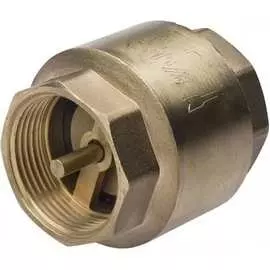 Пружинный муфтовый обратный клапан WWSYSTEM 1" с металлическим затвором К0100ВН