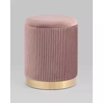 Пуф Стул Груп Шарлотта с ящиком, велюр розовый 19A205VA-8167-30