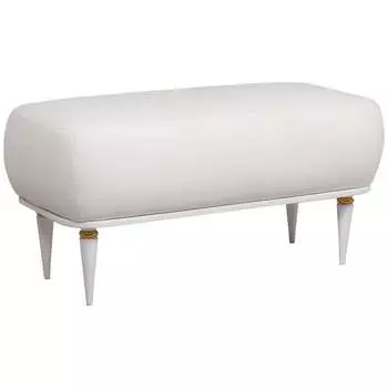 Пуфик банкетка для спальни в прихожую BOGACHO Арт Софт 11713/БлГолд/Будди1