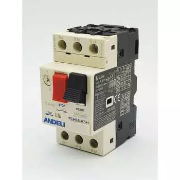 Пускатель ANDELI gv2-m08 2.5а~4a кнопочный ADL06-607