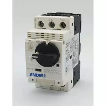 Пускатель ANDELI gv2-p04 0.4а~0.63a с поворотной ручкой ADL06-618