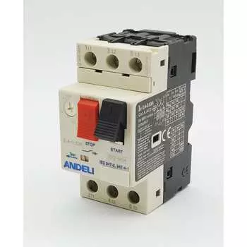 Пускатель ANDELI gv2-m04 0.4а~0.63а кнопочный ADL06-603
