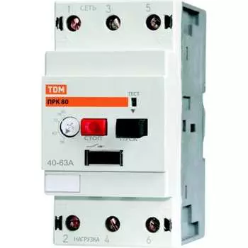 Пускатель TDM ПРК80-1,6 SQ0212-0016