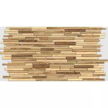 ПВХ панель Регул брус декоративный дуб 1496д