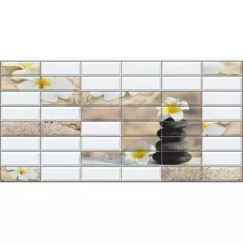 ПВХ панель Регул плитка сад камней 225ск