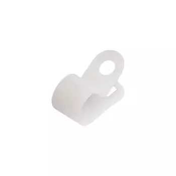 R-образное крепление для кабеля до 8 мм NIKOMAX NMC-CHR08-WT-100-K