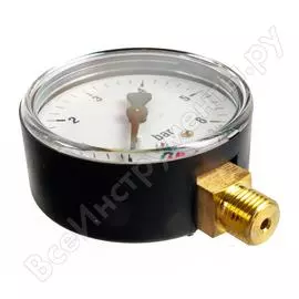Радиальный манометр 6бар, диаметр 63мм, 1/4н uni-fitt 301p2030