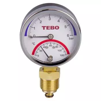 Радиальный термоманометр TEBO T-АБ.Т.503.12.6.CN