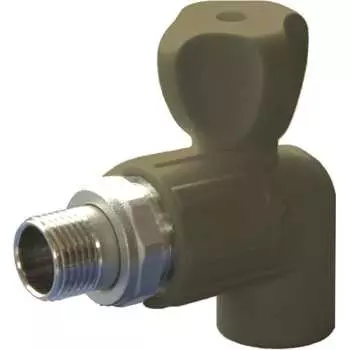 Радиаторный кран Политэк 9910022012с