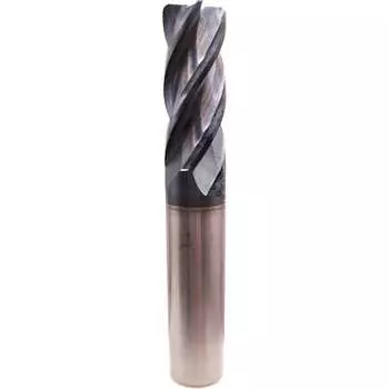 Радиусная фреза твердосплавная СпецТехИнструмент D20-CR1.0-L100-T4-AlTiN-HRC45B D20CR1.0L100T4AlTiNHRC45BSTI