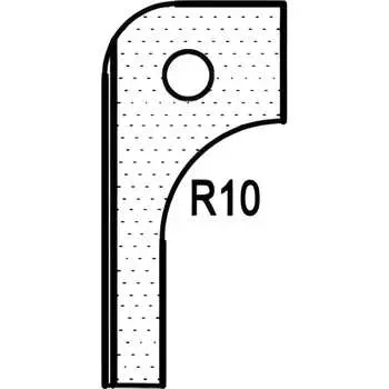 Радиусный нож для 1473222212 T20312 ROTIS 744.T20312