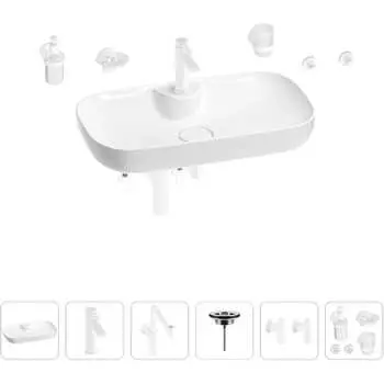 Раковина для ванной Wellsee Croquis 2.0 201005925