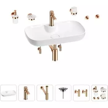 Раковина для ванной Wellsee Croquis 2.0 201005834