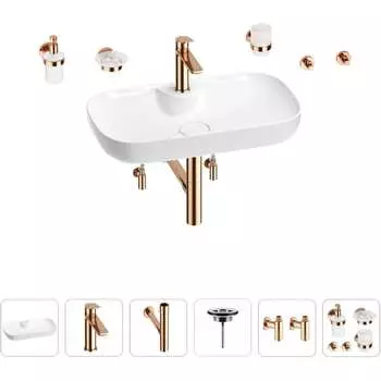 Раковина для ванной Wellsee Croquis 2.0 201005849