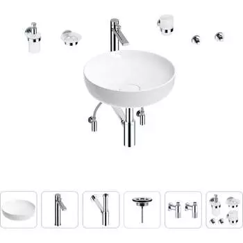 Раковина для ванной Wellsee Chalice Perfection 201006131